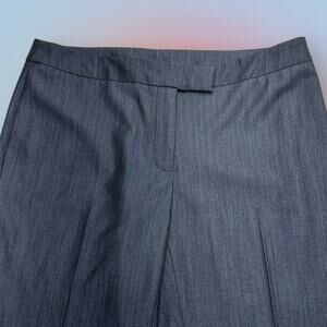 Anne Klein Gray Pinstripe Dress Pants